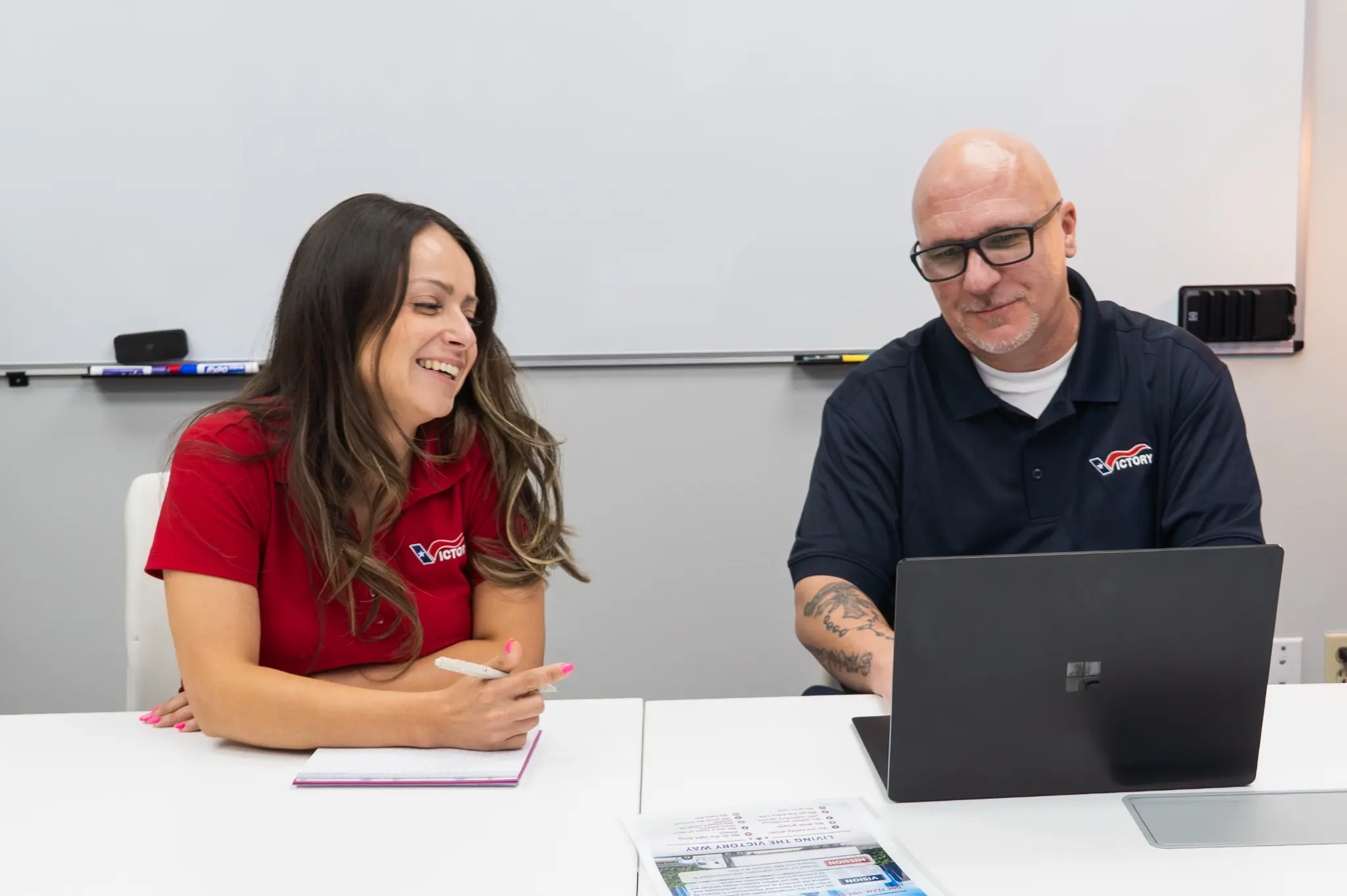 Victory operations team coordinating local and long-haul freight