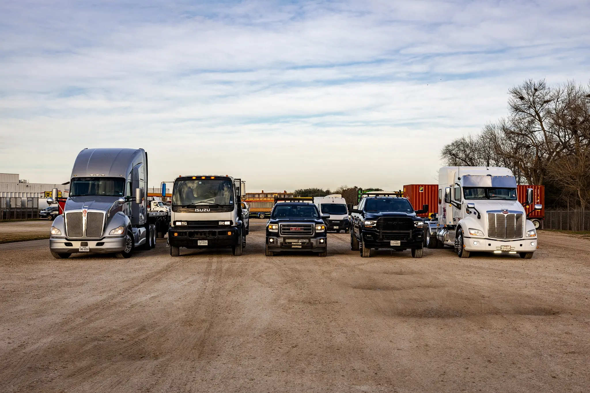 Victory fleet lineup representing expedited and shared-capacity freight options