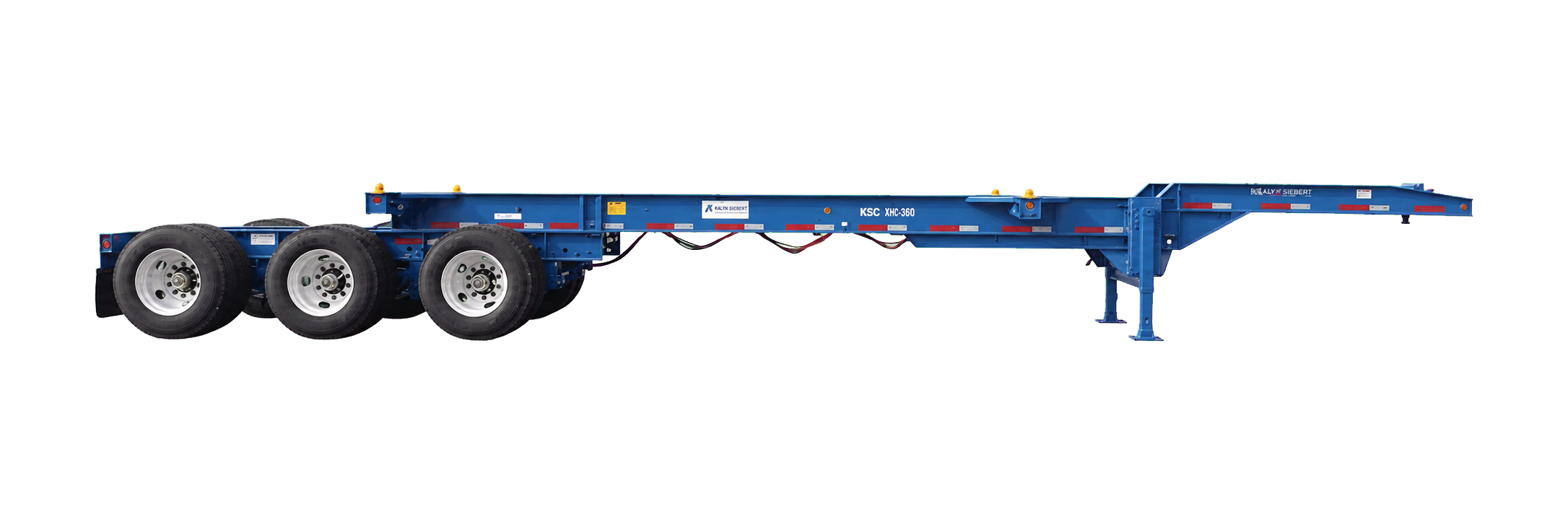Tri-axle chassis representative configuration